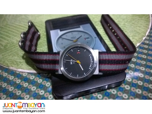 Authentic BRAUN Minimalist HARTWEIN Design Wrist Watch 