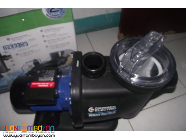 swimming pool pump 220v 800wats brandnew