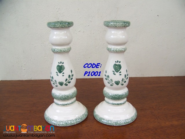 P1001 Ceramic Candle Holder Brand New Bought in USA