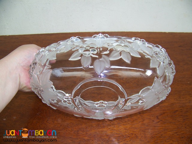 P1007 Crystal Dish, Soup or Fruit Bowl. Bought in USA. Brand New.