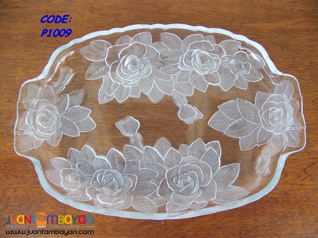 P1009 Crystal Food Tray