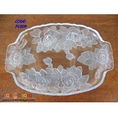 P1009 Crystal Food Tray