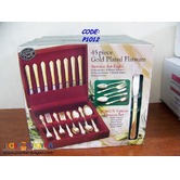 P1012 Gold Plated Dinnerware (Spoon & Fork Set)