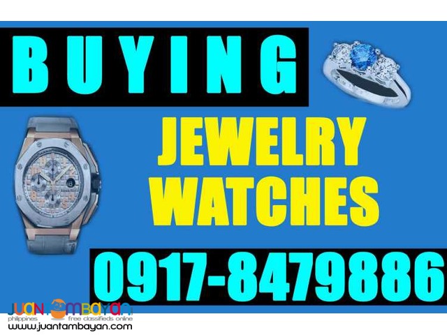 WE BUY ALL KINDS OF JEWELRY & WATCHES. INSTANT CASH! (02) 6241680