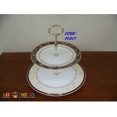 P1017 Two Tier Service Plate. Wedgwood, Made In England.