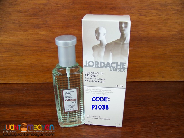 P1038 CK One for men by Jordache Parfum for men from USA