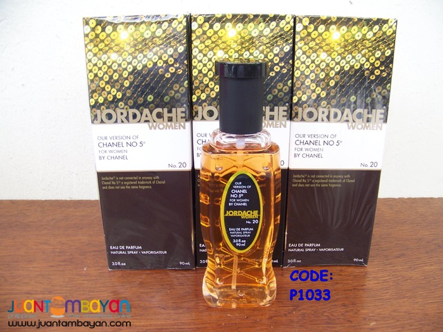 P1039 Chanel No.5 by Jordache Parfum for Women from USA