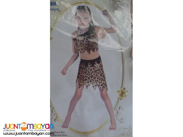 Cavegirl or Prehistoric Costume for girls (5-6yo)