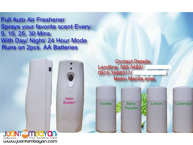 Automatic Air-freshener Dispensers; with CE marking of durability