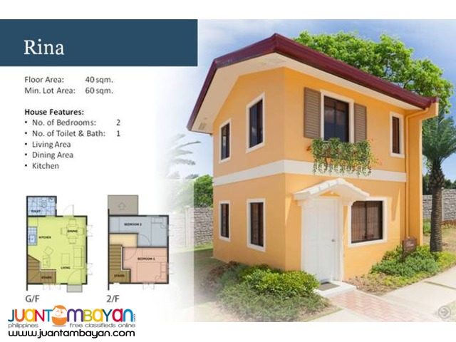 Camella Homes - Rina House and Lot Model