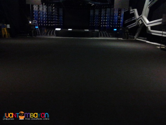 Stage and carpet for Rental