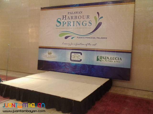 Stage and carpet for Rental