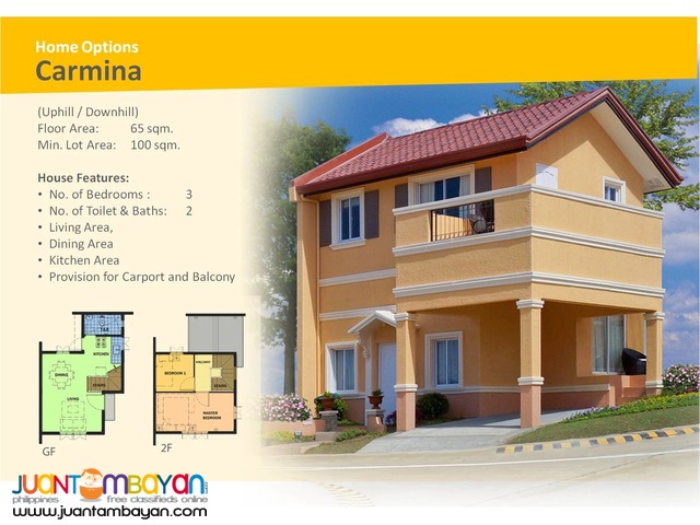 Camella Homes -Carmina Uphill House and Lot Model