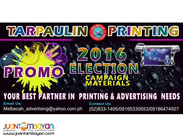 Election Tarpaulin Printing - Tarpaulin Printing Alabang Election Tarpaulin Printing - Tarpaulin Printing Alabang
