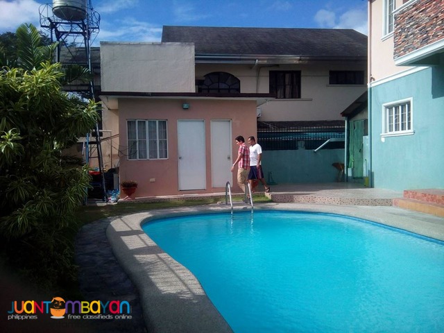 House and Lot in Bf Resort Village Las Pinas Corner Lot with Pool