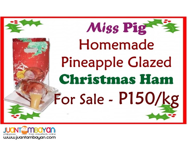 Homemade Pineapple Glazed Christmas Ham Homemade Pineapple Glazed Christmas Ham