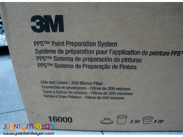 3M 16000 PPS Kit, 200 micron filters, 650 mL (Lids, Liners and Plug)