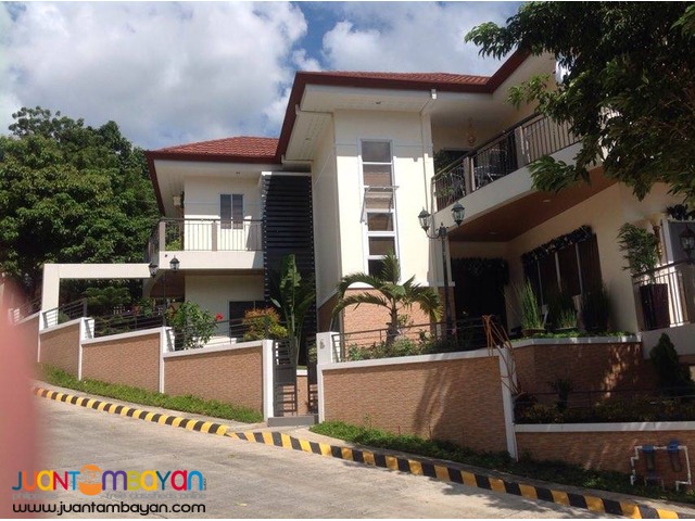 Fully furnished Overlooking 3storey house and lot for sale