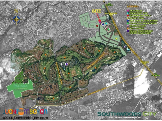 Southwoods City Ecocentrum Business Park opposite Mcdo Lot for Sale