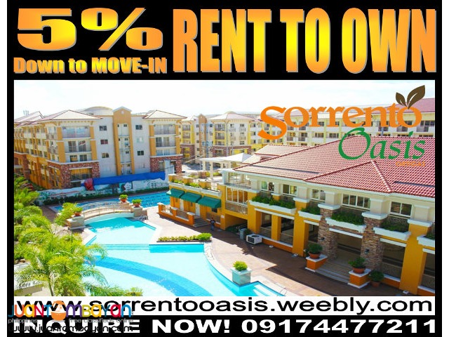 Sorrento Oasis Rent to Own Condo in Pasig near Ortigas Center