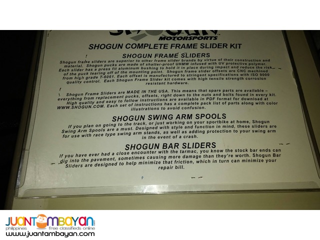Shogun Protection Kit Suzuki GSXR 600 / GSXR 750 2011-2016 ( No Cut )