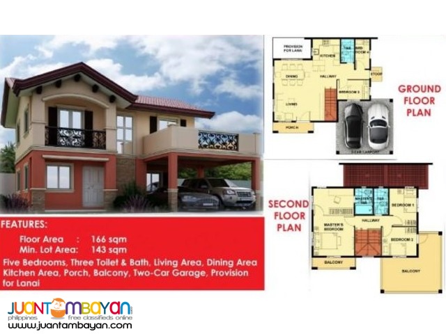 House and lot with 4 bedrooms in camella lapu lapu city