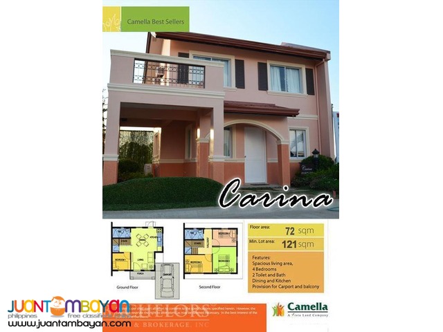 House and lot carina model camella talamban cebu