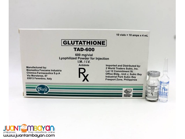 TAD Glutathione 600mg