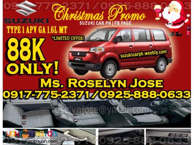 Suzuki ALTO STANDARD 2016 for only 36k all in promo no hidden charges