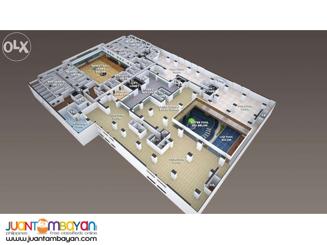 Condo along EDSA, beside GMA-Kamuning MRT - Victoria Sports Tower