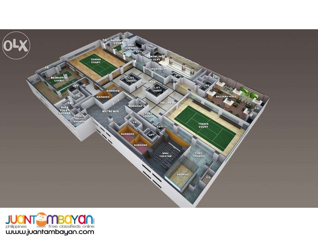 Condo along EDSA, beside GMA-Kamuning MRT - Victoria Sports Tower