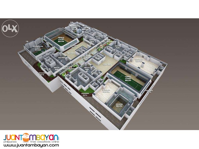 Condo along EDSA, beside GMA-Kamuning MRT - Victoria Sports Tower