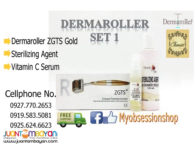 Dermaroller Set 1 Vitamin C Serum