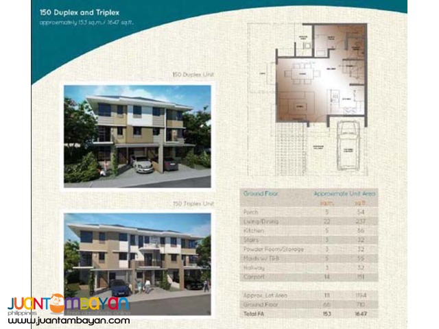 PH111 Ferndale Villas House and Lot in QC by Alveo Land