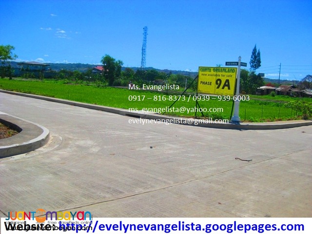 Res. lot for sale in Cainta Greenland Exec. Village Phase 3B