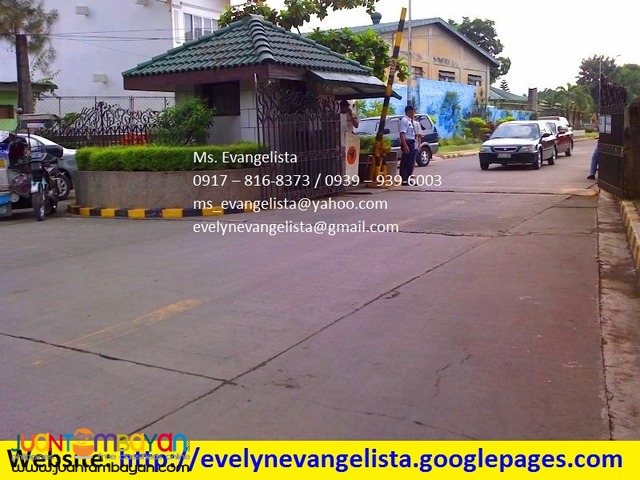 Res. lot for sale in Parkwood Greens Exec. Village Maybunga Pasig City
