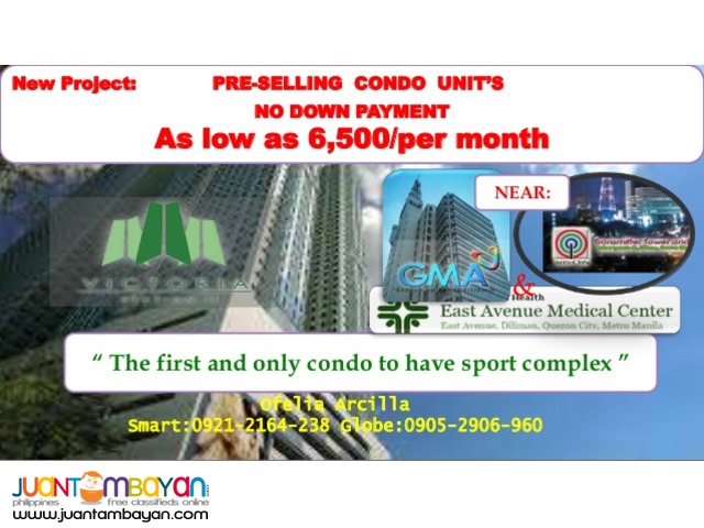 Condominium with complete Sports Facilities