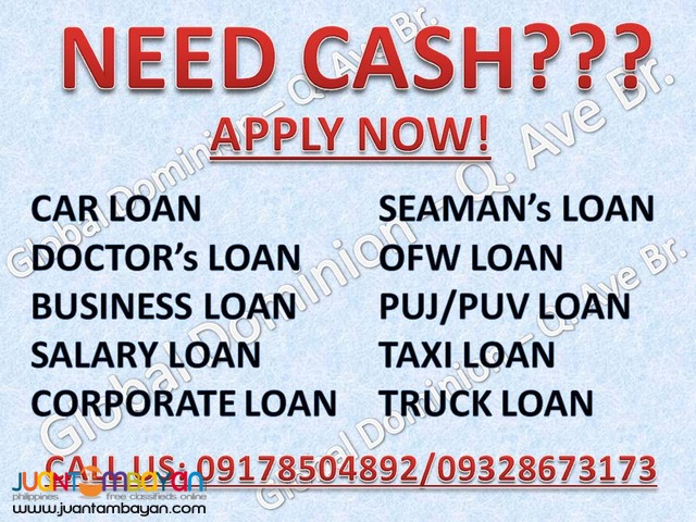 NEED CASH? NEED CASH?
