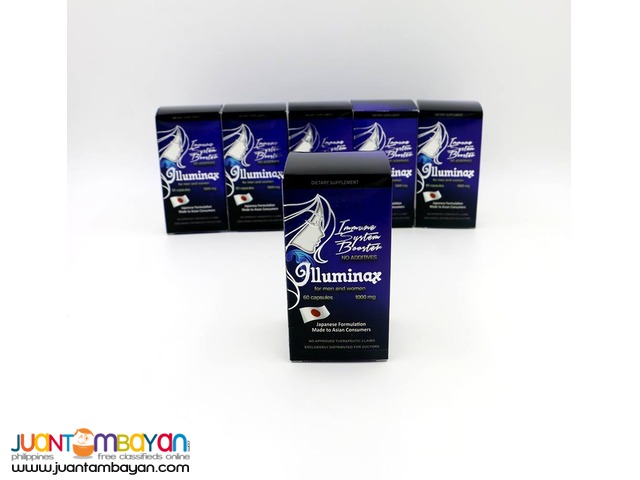 Min of 10 Boxes of Illuminax Glutathione Capsule Php 1300 per box