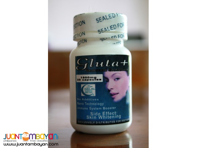 Good for 1 month Glutathione Gluta+ 30 Capsules