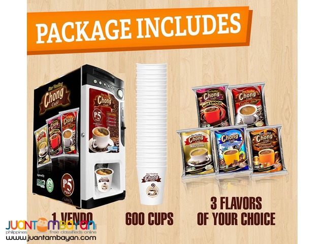 Chong Cafe Coffee Vendo Business Package 