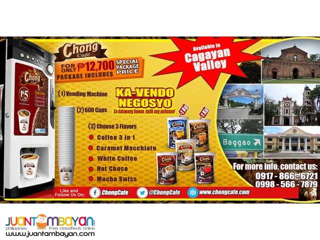 Chong Cafe Coffee Vendo Business Package 