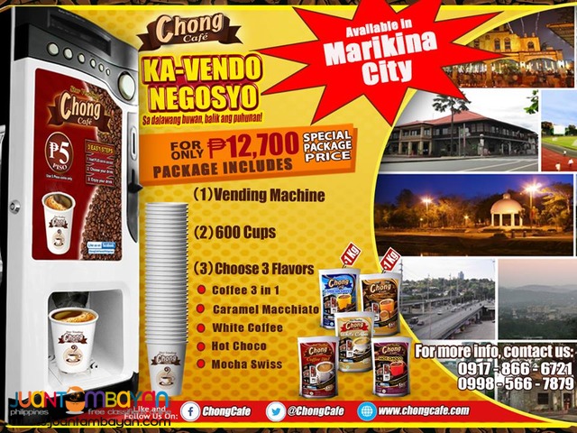 Chong Cafe Coffee Vendo Business Package 