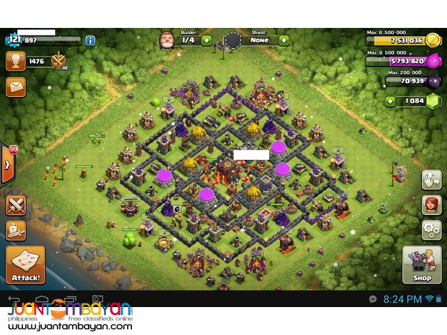 CLASH OF CLANS TH 10 BASE