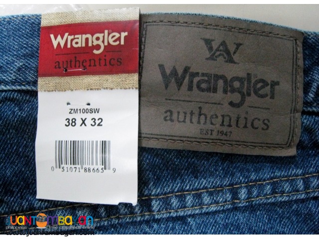 Wrangler Men's Authentics Classic Regular Fit Jean, Stonewash Dark