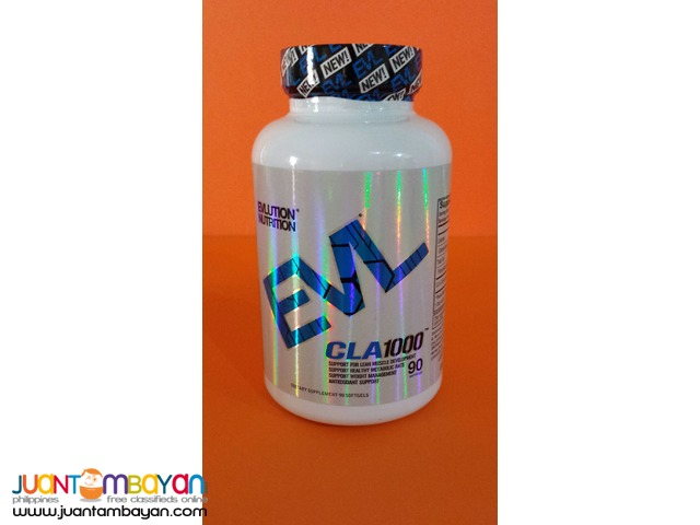 EVL CLA 1000 from Evlution Nutrition 1000mg 90 softgels Free ship