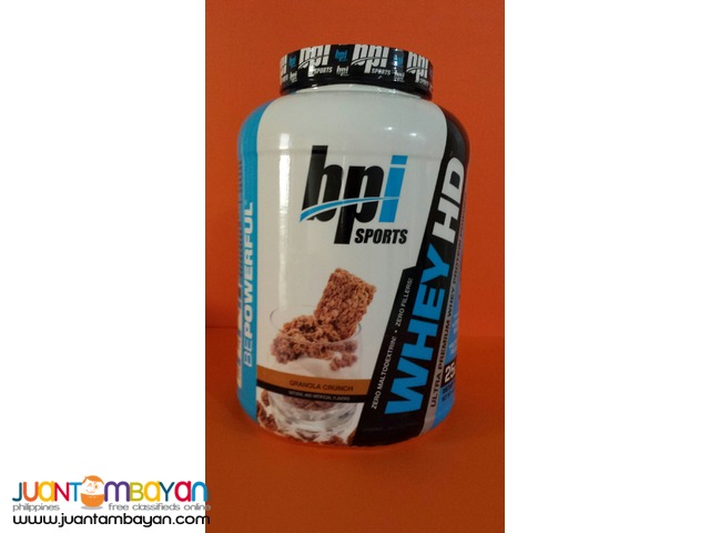 BPI Sports whey HD Whey protein 4.5 lb Granola crunch