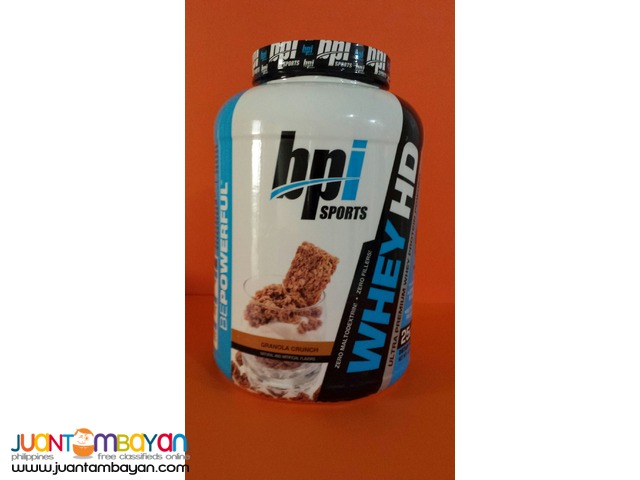BPI Sports whey HD Whey protein 4.5 lb Granola crunch BPI Sports whey HD Whey protein 4.5 lb Granola crunch
