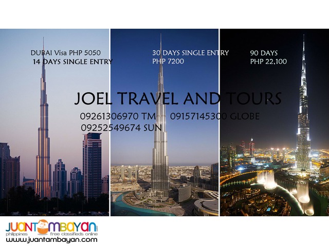 Dubai/ UAE Tourist Visa Dubai/ UAE Tourist Visa