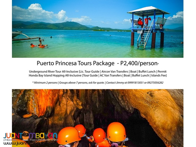 Underground River Tour + Honda Bay Island Hopping - Palawan